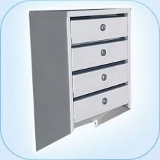 Многосекционный почтовый шкаф облегченный СПС-44