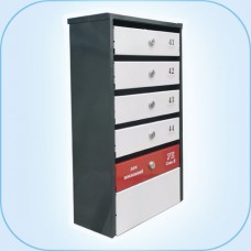 Многосекционный почтовый шкаф (ровный увеличенный) СПС-45