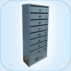 Многосекционный почтовый шкаф (встраиваемый) ровный СПС-48